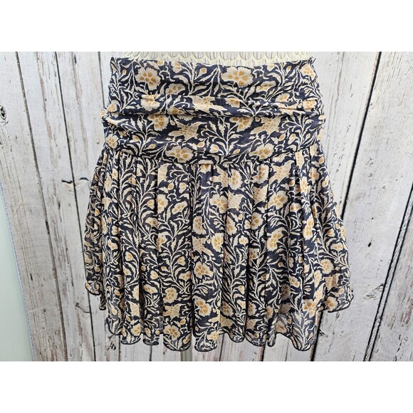 DMS Women's 38 ISABEL MARANT ETOILE Hilari Skirt in Viscose Silky Ruffle Black - Picture 1 of 9